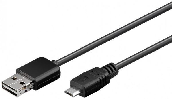 EASY USB Sync- und Ladekabel 3m, Typ A > Micro Typ B